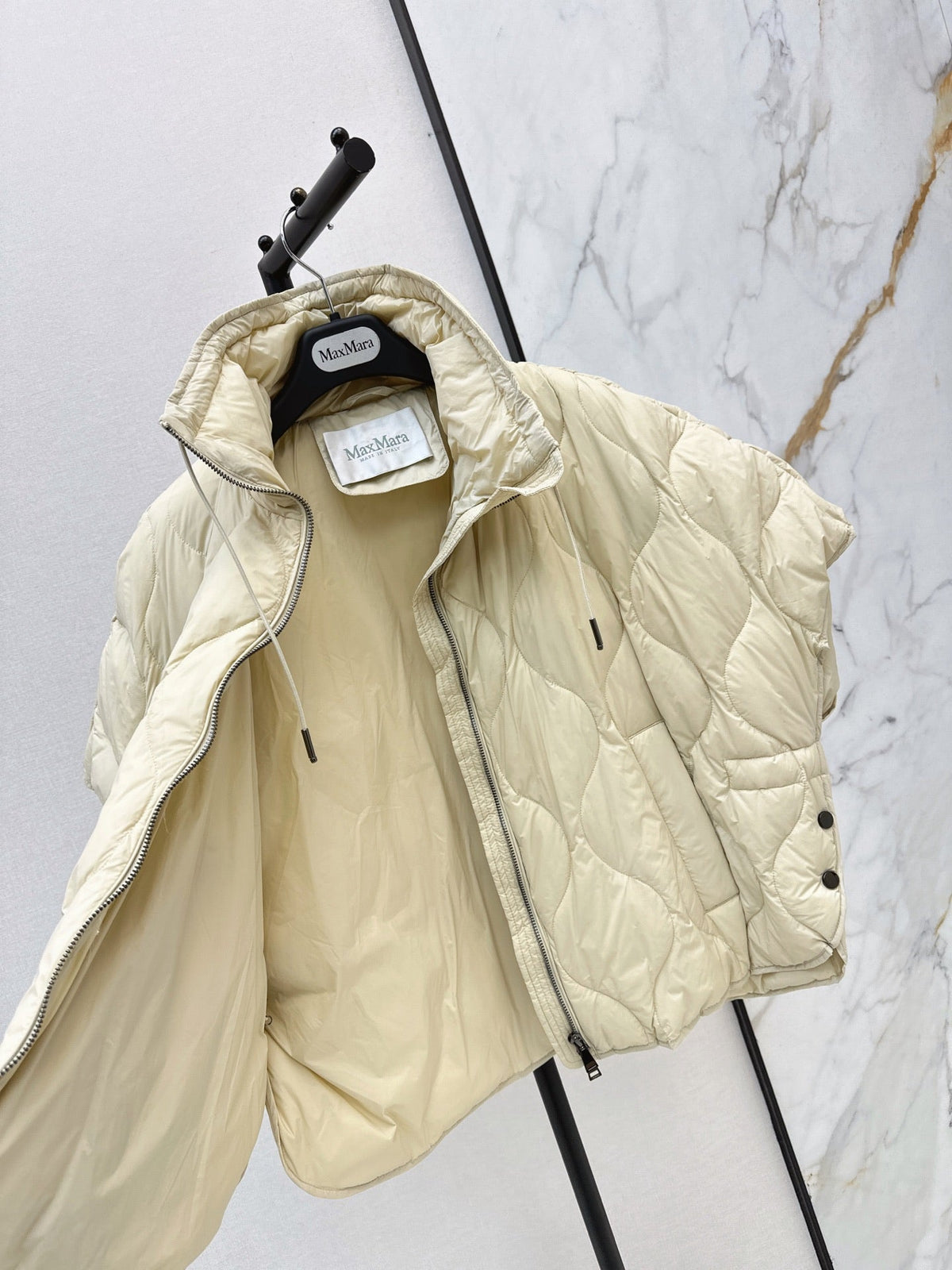 Max Mara/26 Fall and Winter Latest Cape-Style Stand Collar Down Jacket