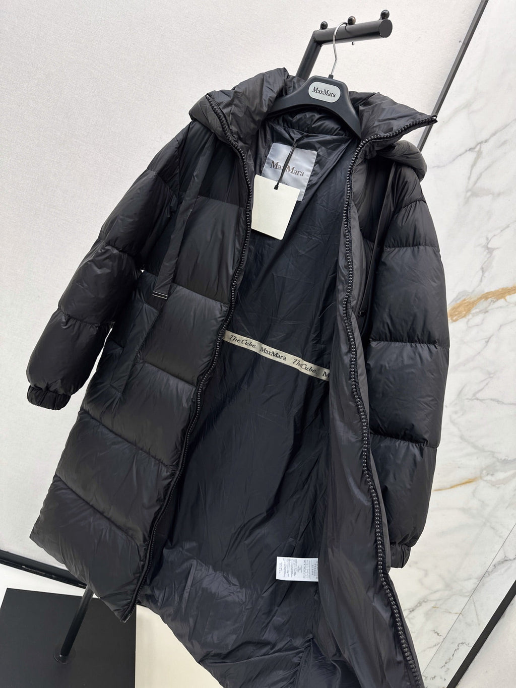 Max Mara/26 Autumn and Winter Latest Hooded Down Jacket