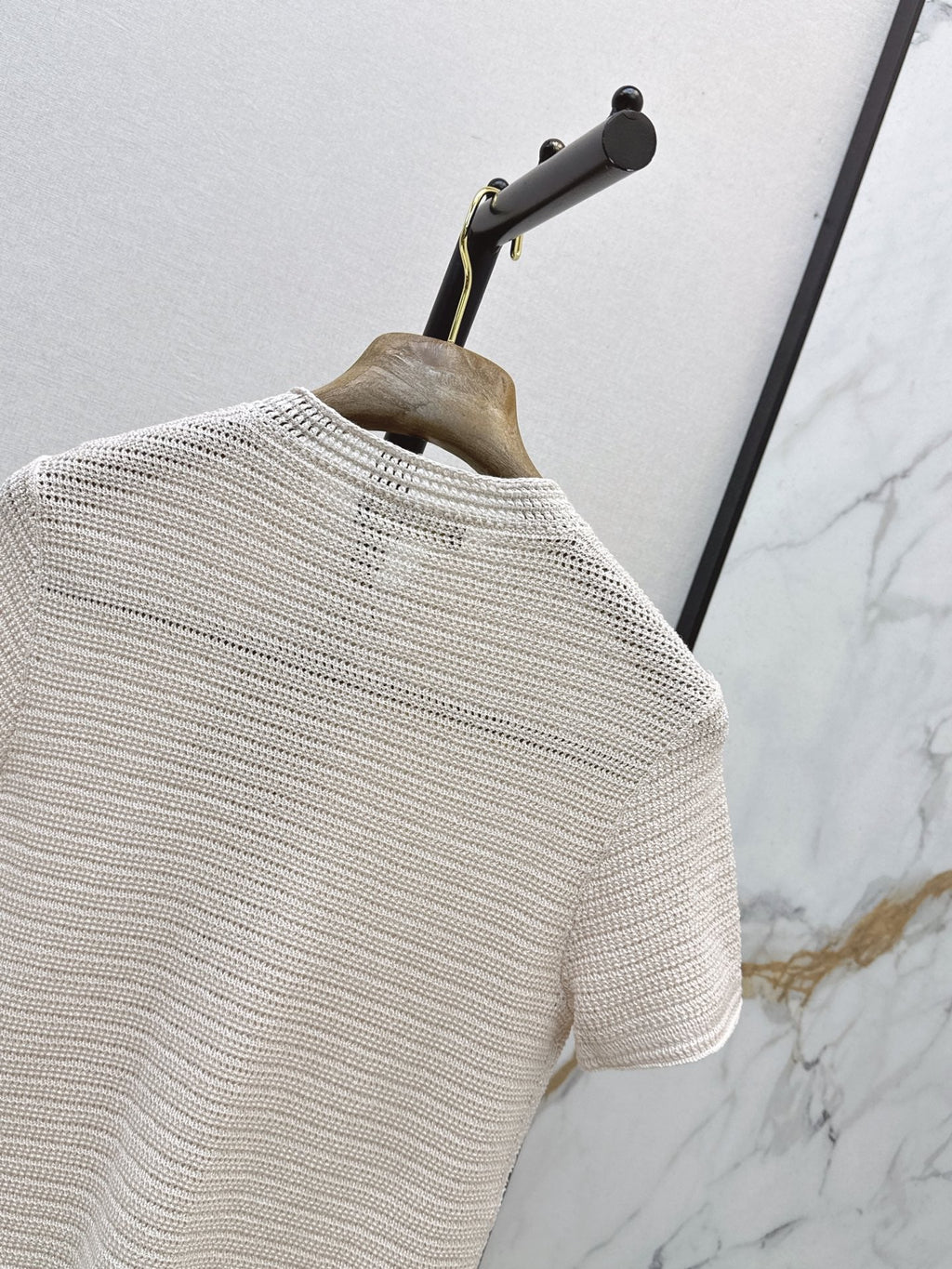 LORO PIANA/26 Early Autumn Latest Knit Short Sleeve Cardigan