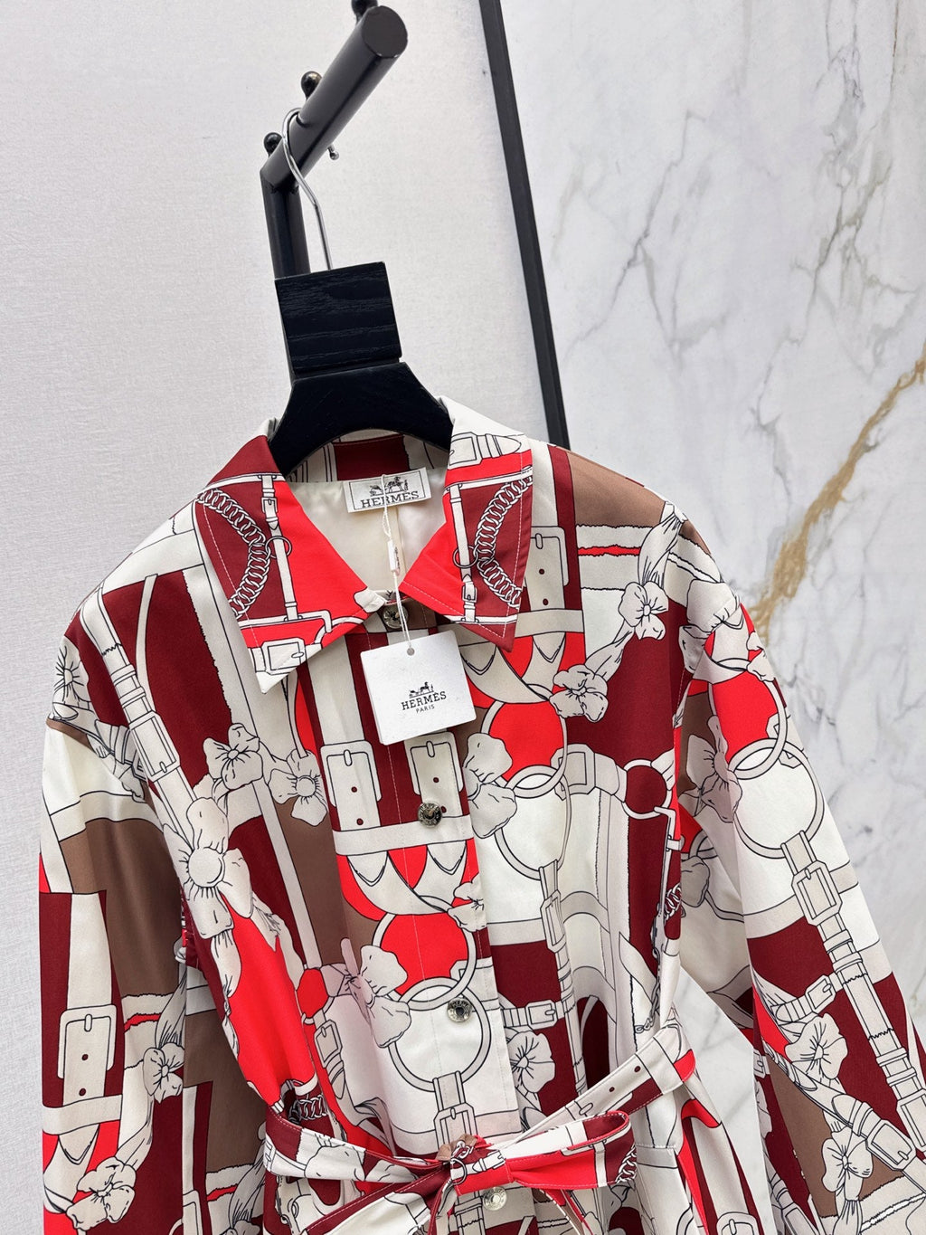 Hermès/26 Early Autumn Latest Trench Coat