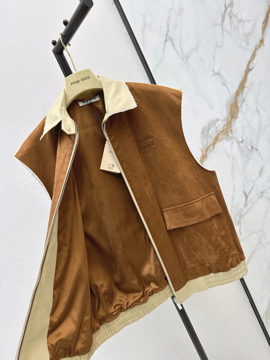 MiuMiu/26Ss Latest Spring-Summer Vest Jacket