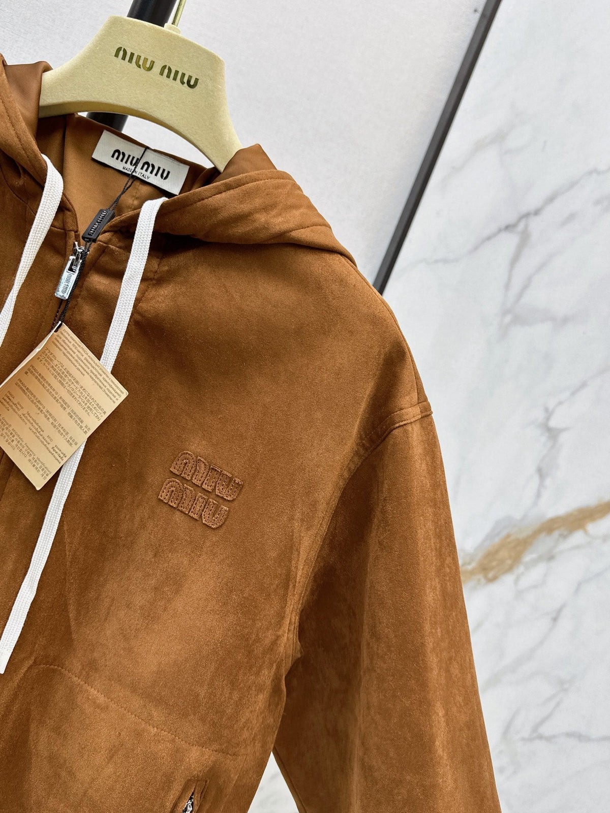 MiuMiu/26Ss Early Autumn Latest Hoodie Jacket