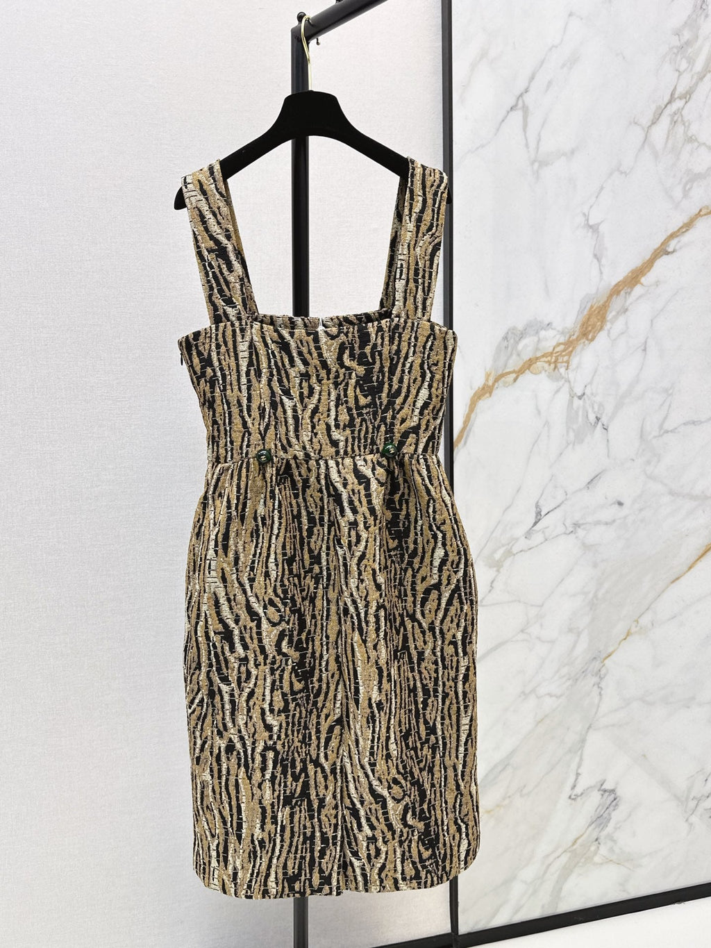 Chanel/26Ss Early Autumn Latest Leopard Print Camisole Dress