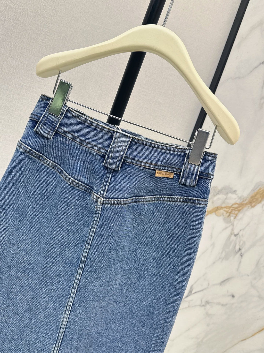 zimmermann/26 Early Autumn New Retro Vacation Style Denim Set