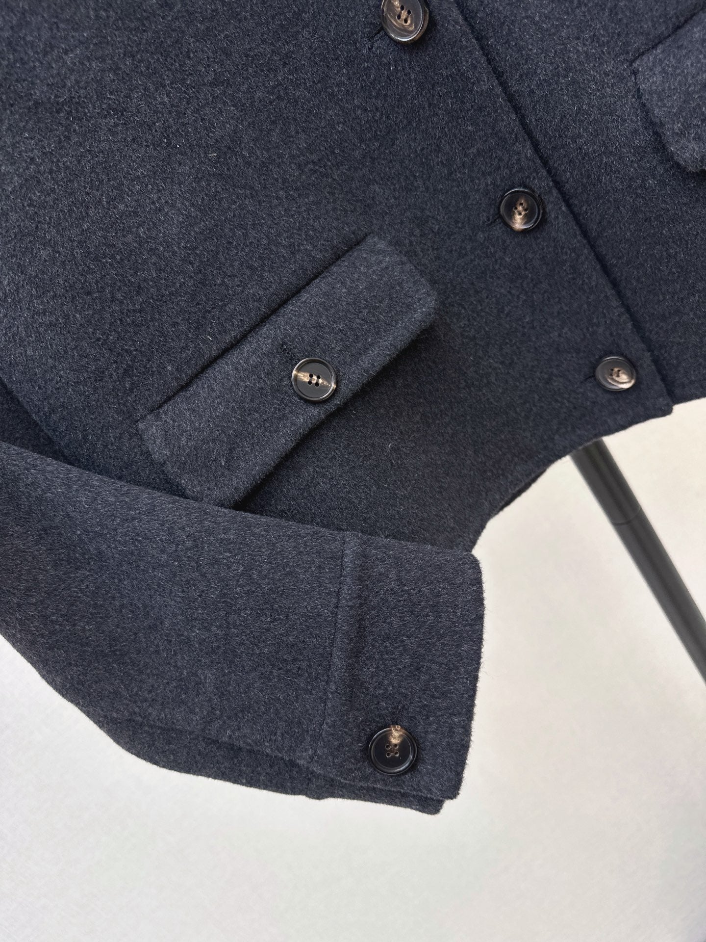 Brunello Cucinelli/26Ss Early Autumn Latest Minimalist Short Wool Coat