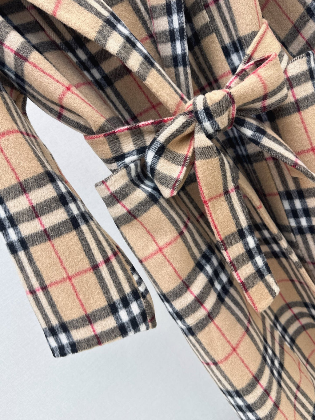 Burberry/26Ss Autumn/Winter Latest Double-Faced Wool Long Coat