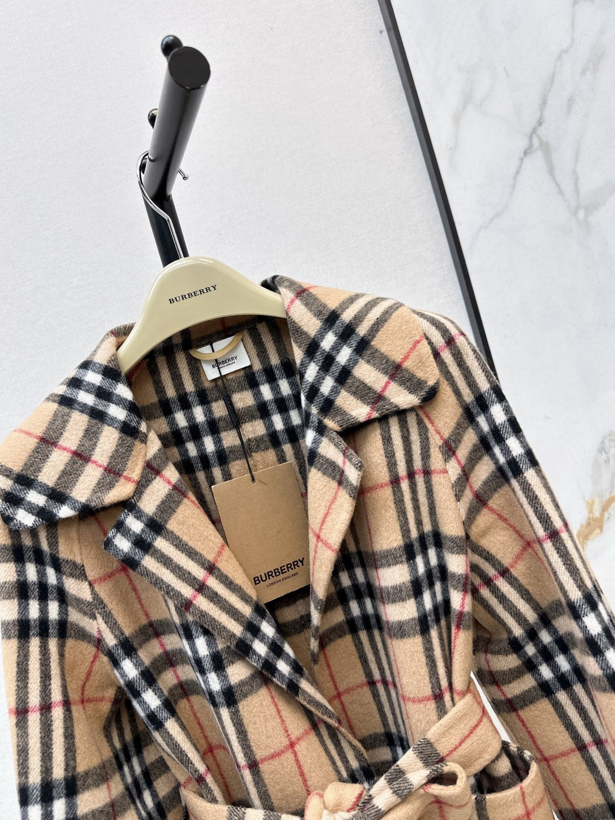 Burberry/26Ss Autumn/Winter Latest Lapel Coat