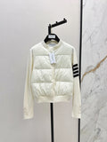Thom Browne/26 Early Autumn Latest Short Down Jacket with Collar
