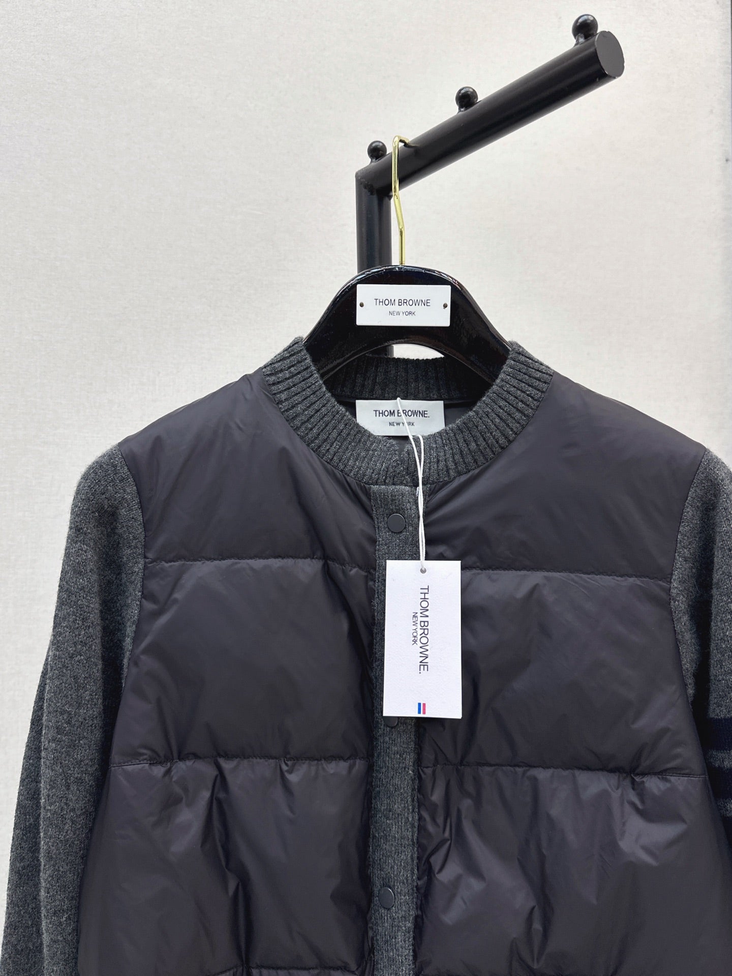 Thom Browne/26 Early Autumn Latest Short Down Jacket with Collar