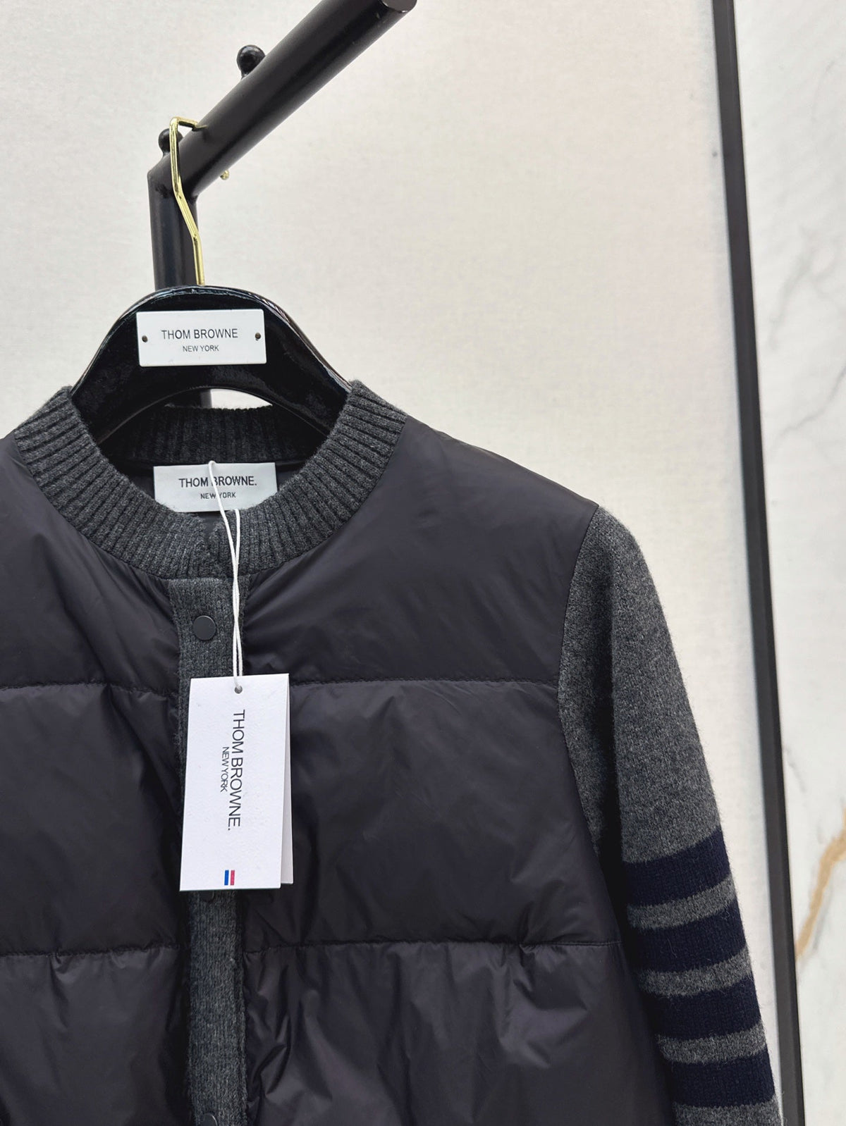 Thom Browne/26 Early Autumn Latest Short Down Jacket with Collar