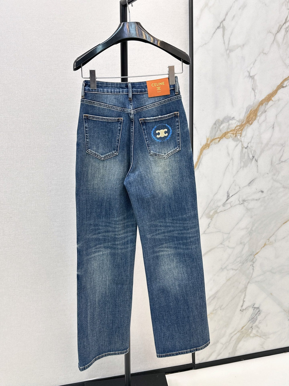 Celine/26 Early Fall Latest Straight-Leg Jeans