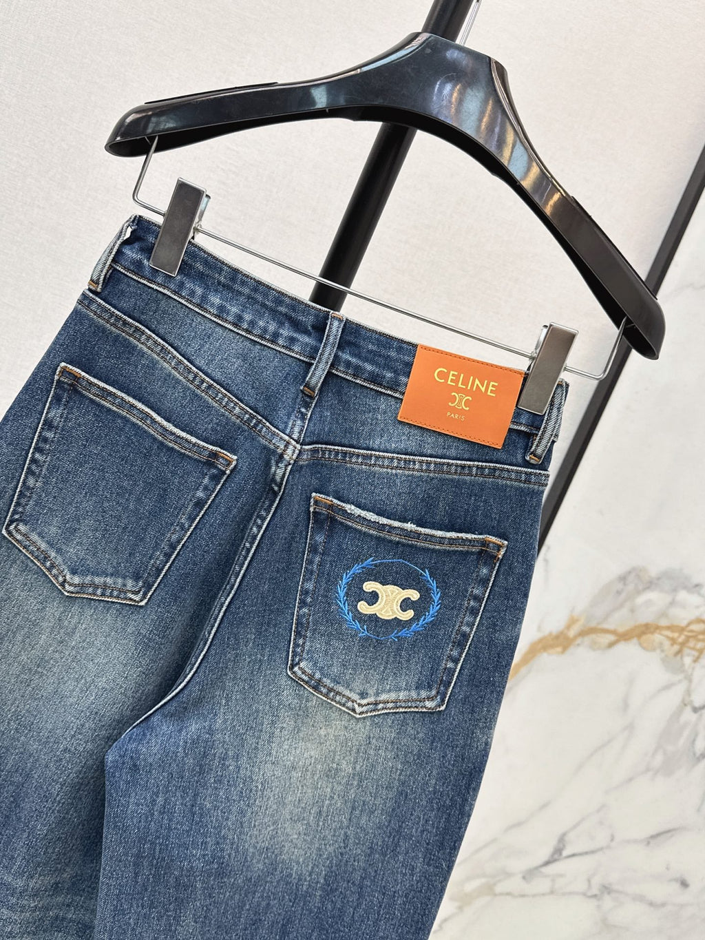 Celine/26 Early Fall Latest Straight-Leg Jeans