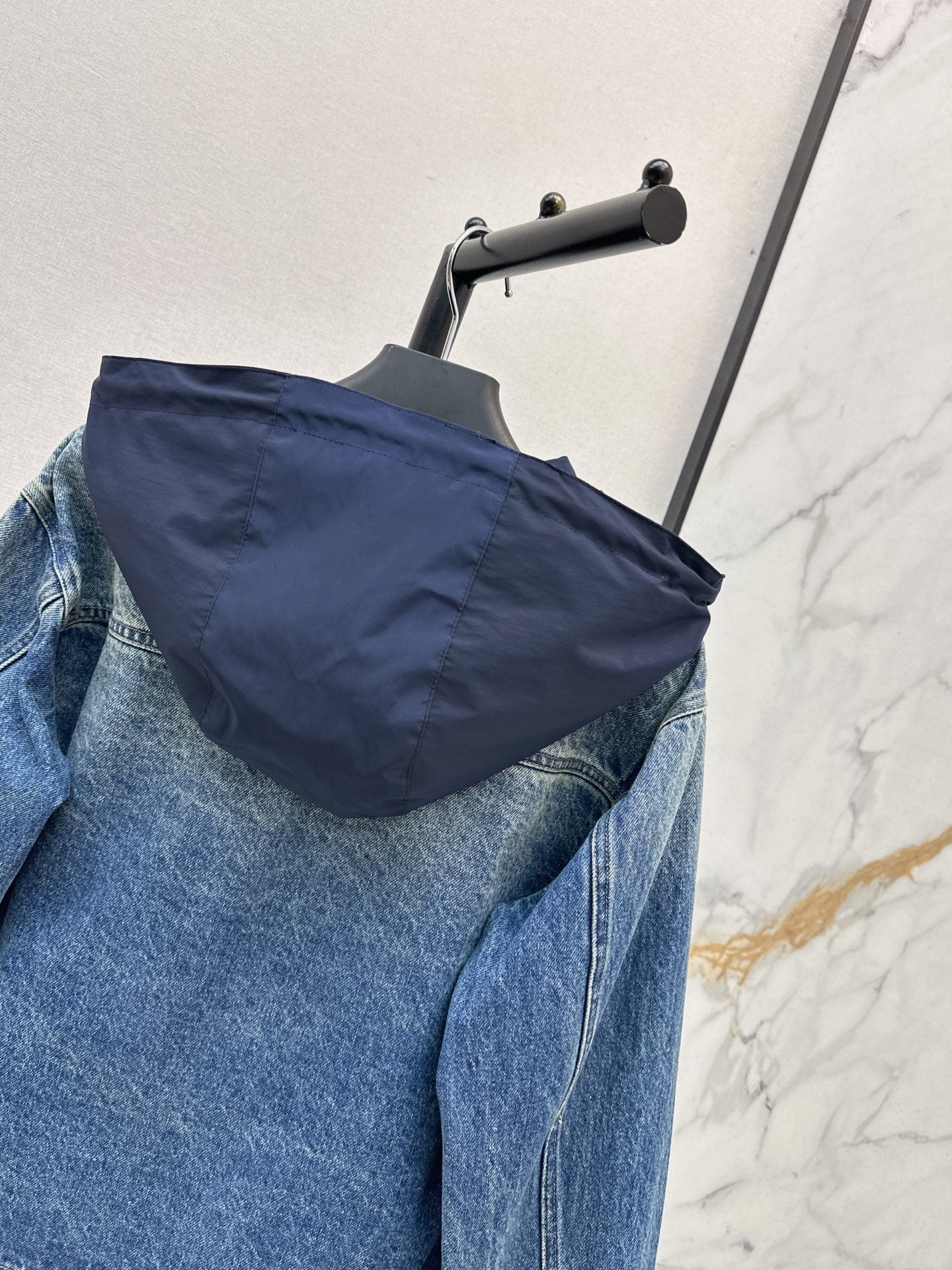 Prada/26 Early Fall New Hooded Denim Jacket