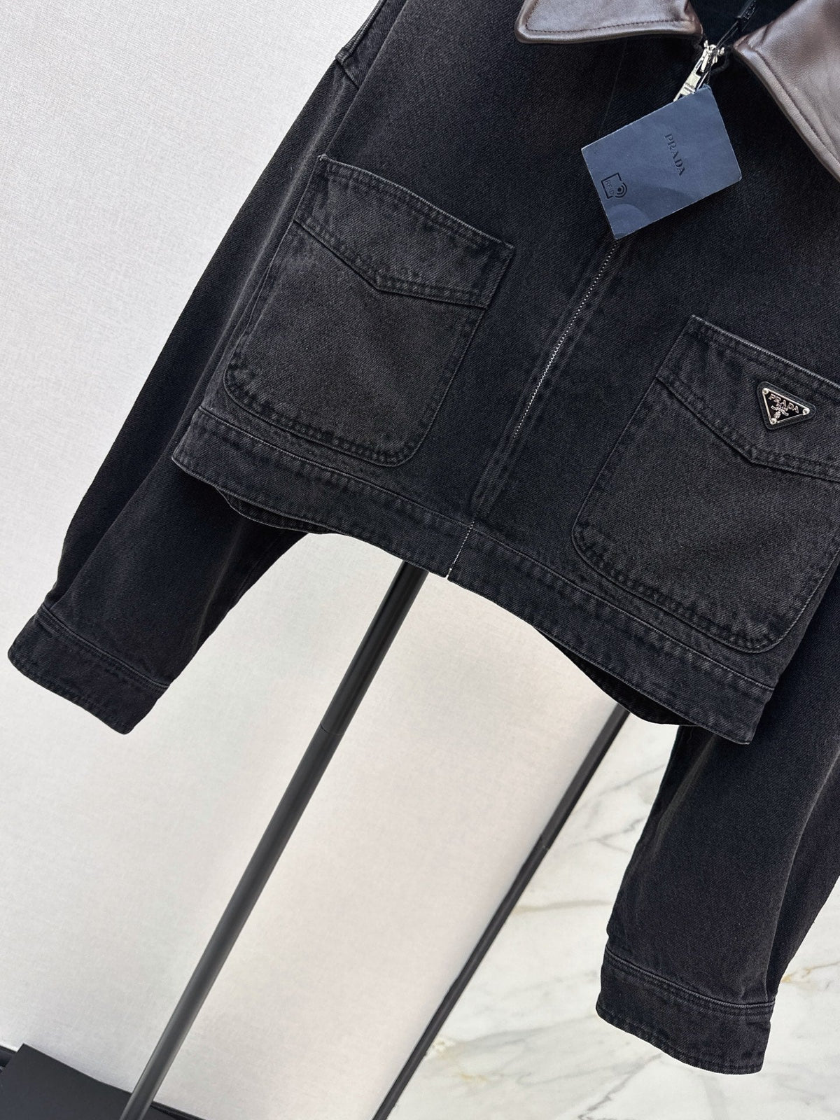 Prada/26 Early Autumn New Lapel Denim Jacket