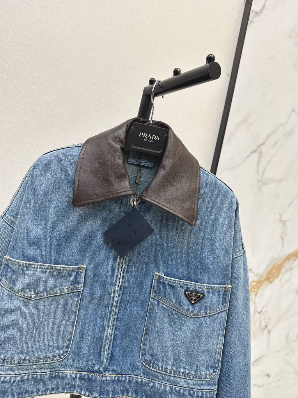 Prada/26 Early Autumn New Lapel Denim Jacket