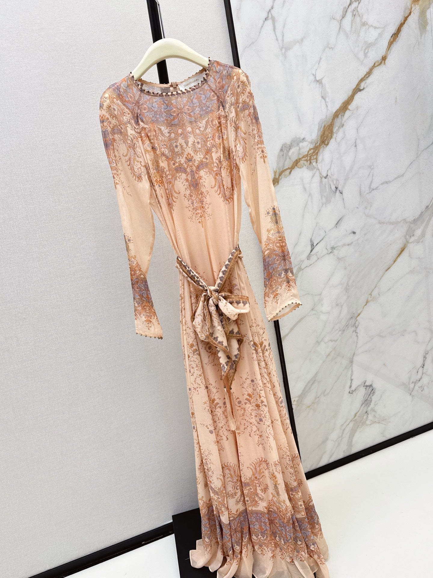 zimmermann/26 Early Autumn Latest Vacation-Style Elegant Long Dress
