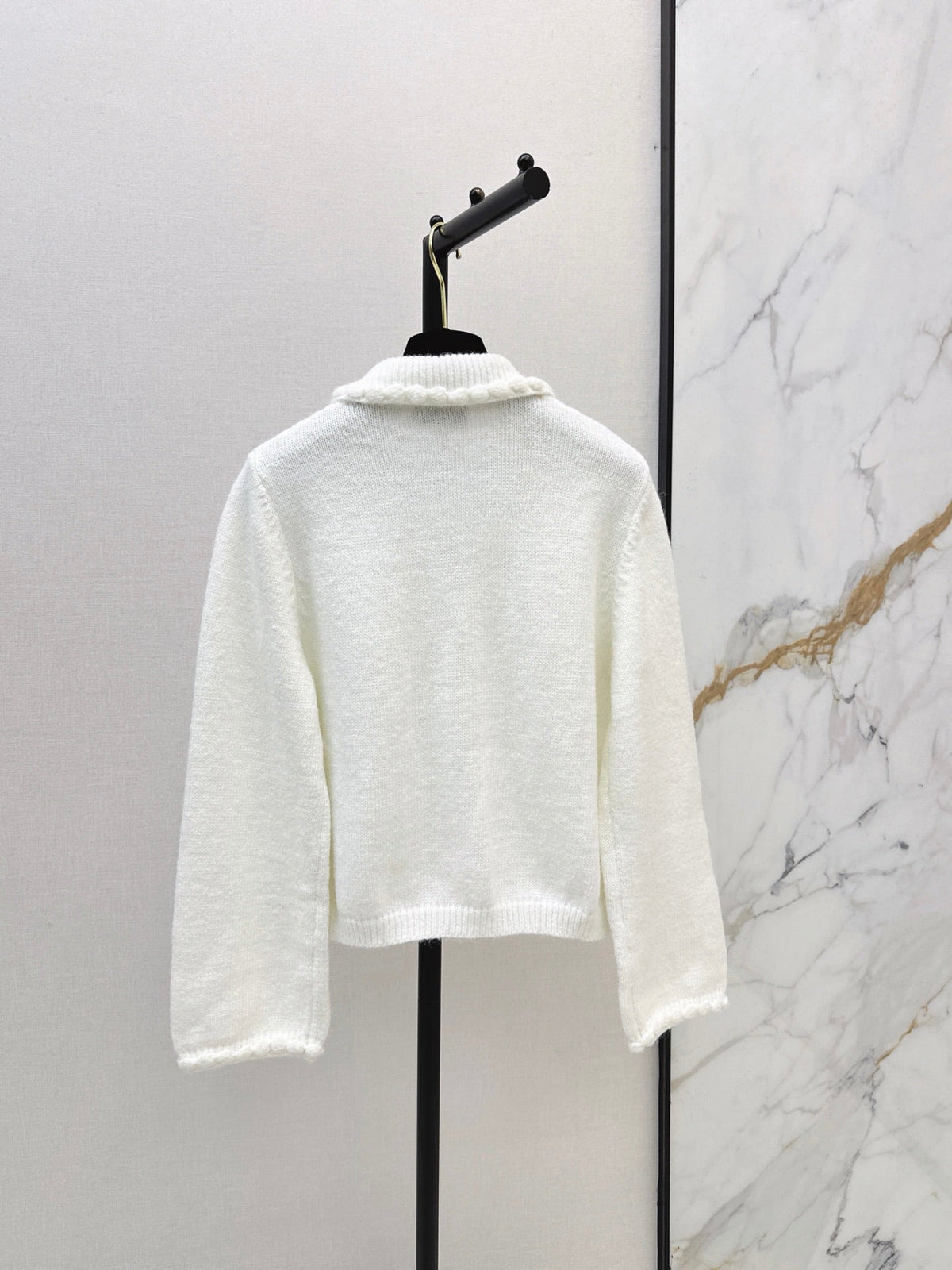 Chanel/26 Early Autumn Latest Coco Girl Polo Collar Knit Cardigan
