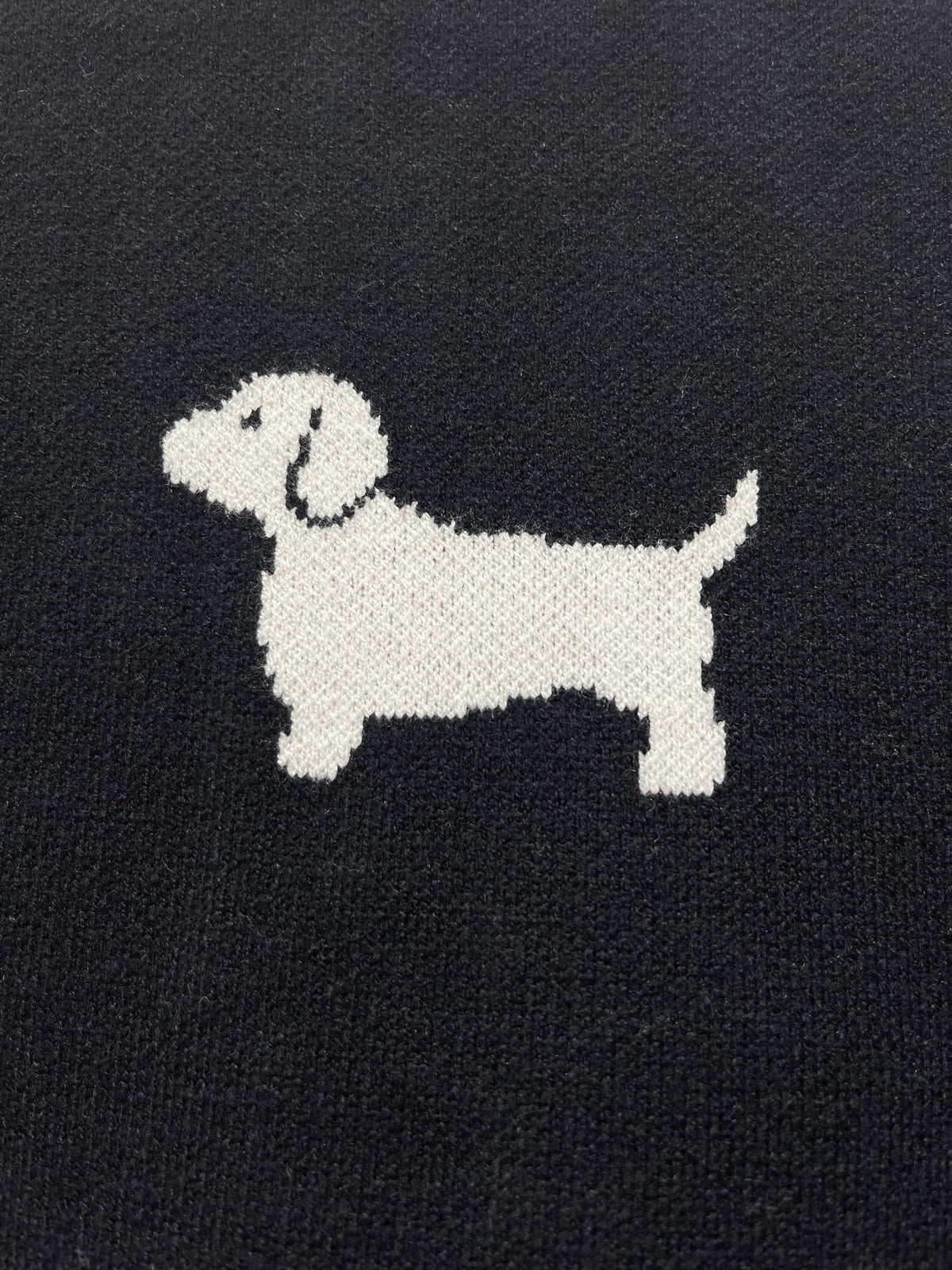 Thom Browne/26 Early Spring New Full-Print Puppy Cardigan Sweater