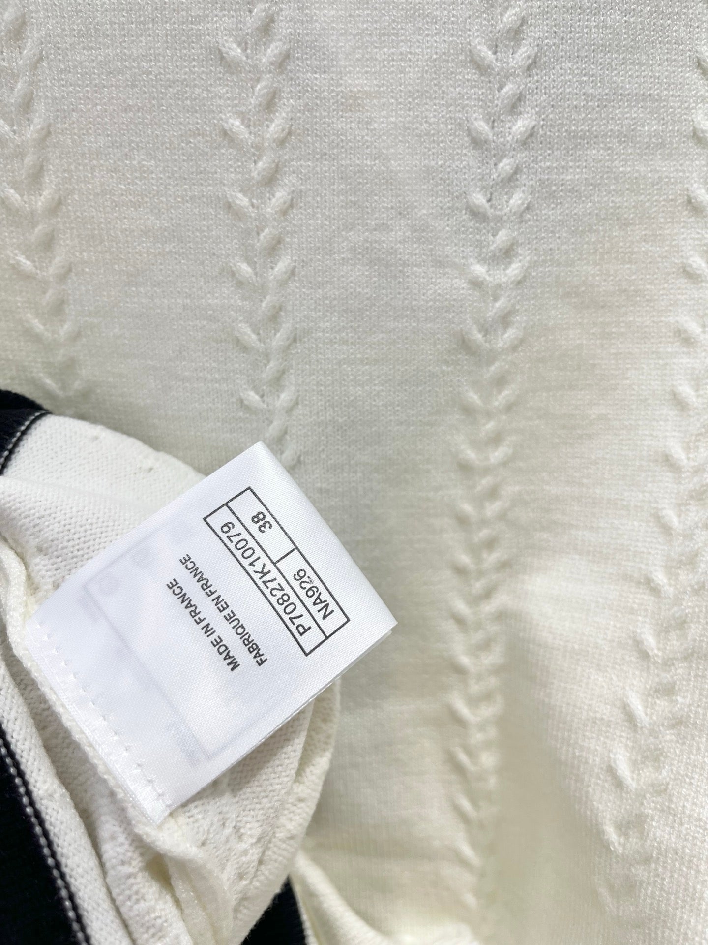 chanel/26 New Jacquard V-Neck Knit Cardigan