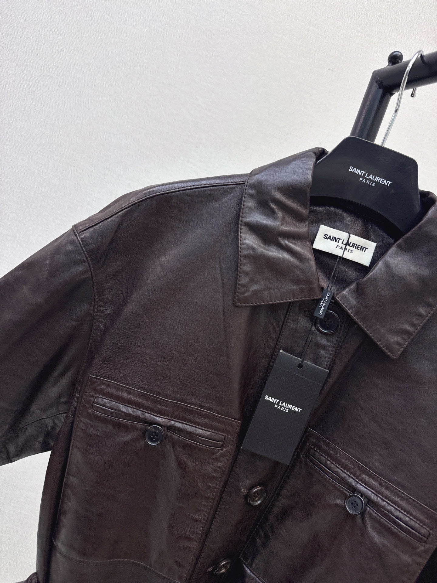 Yves Saint Laurent/26 Latest Retro Leather Jacket