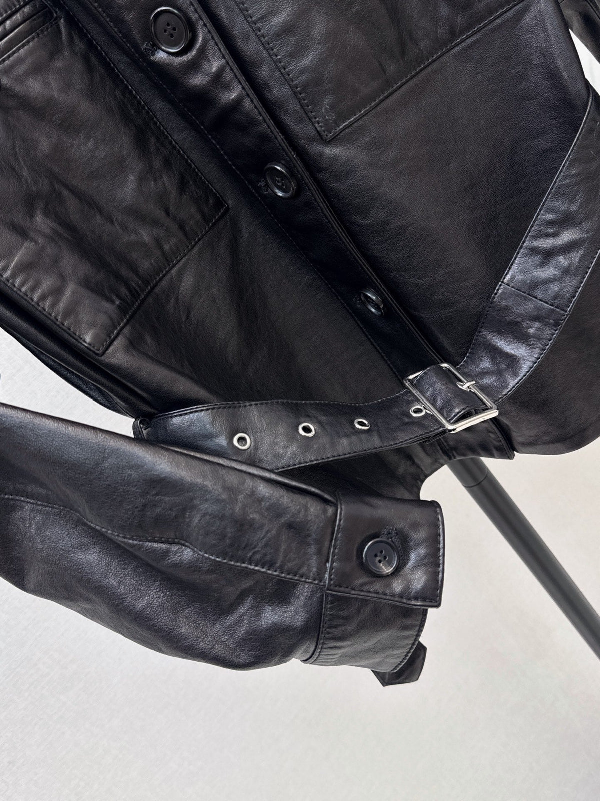 Yves Saint Laurent/26 Latest Retro Leather Jacket