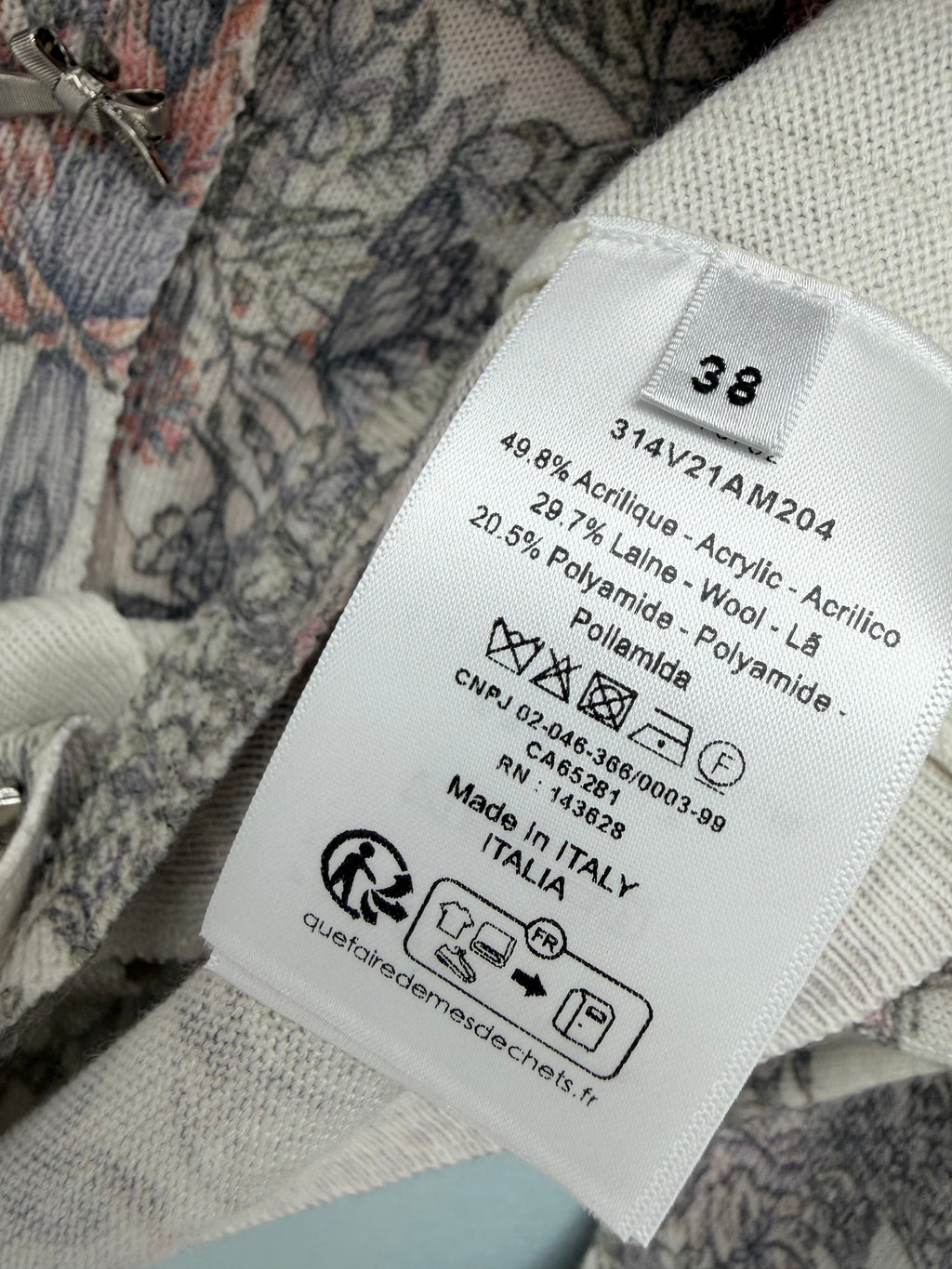 Dior/New Sordat Butterfly Knit Cardigan