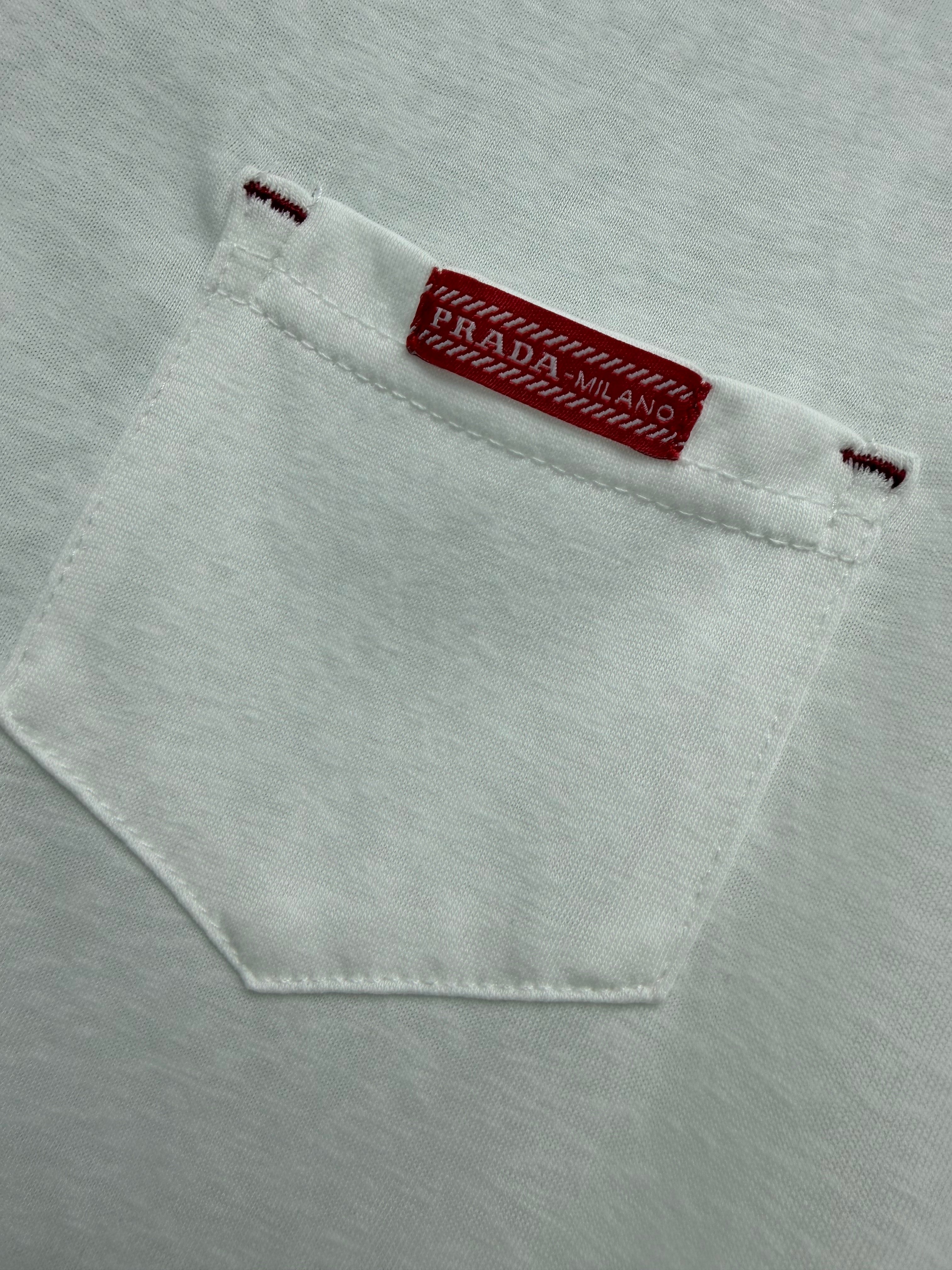 Prada / New Half-Button Henry Collar Long-Sleeve Top