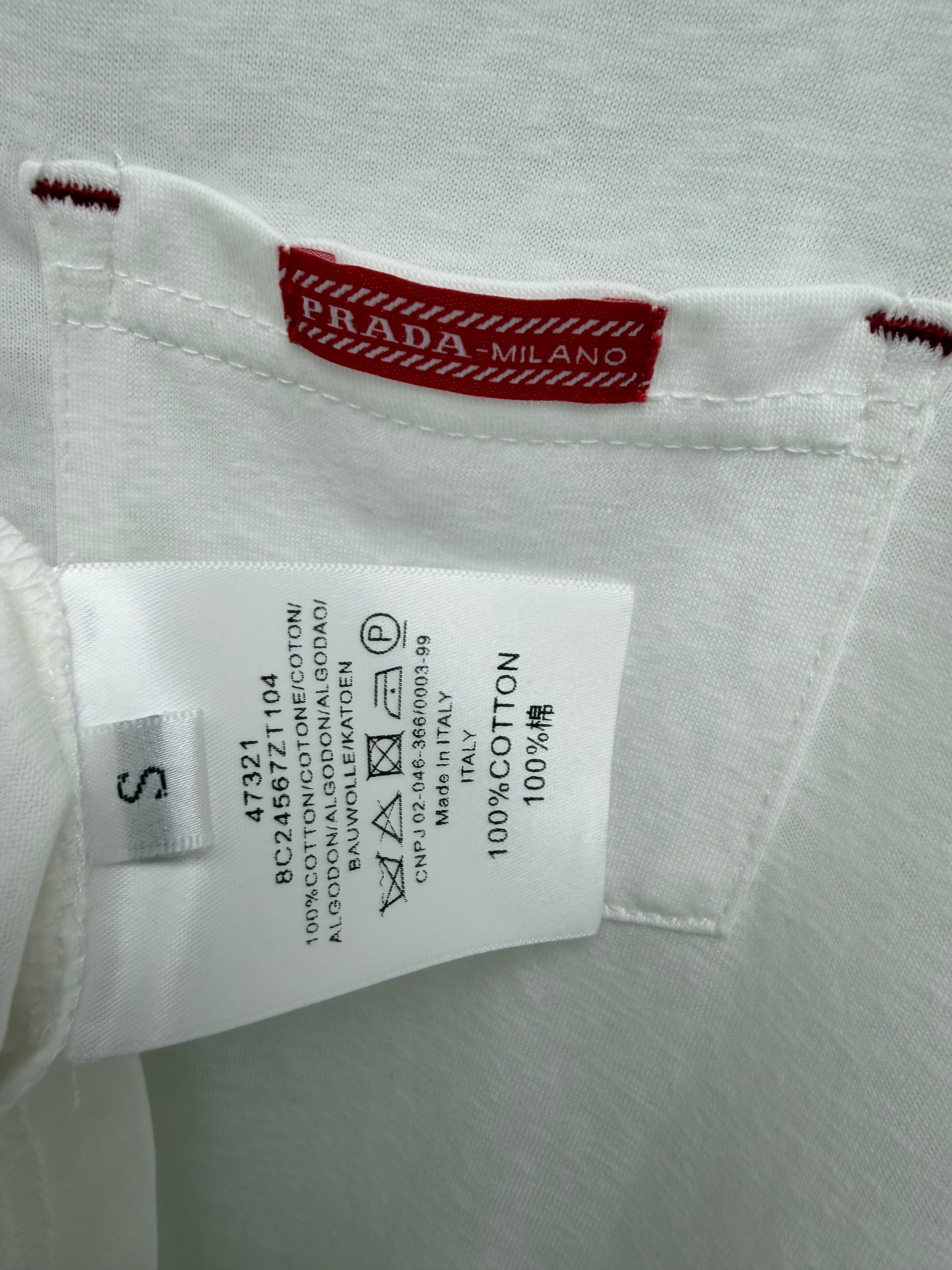 Prada / New Half-Button Henry Collar Long-Sleeve Top