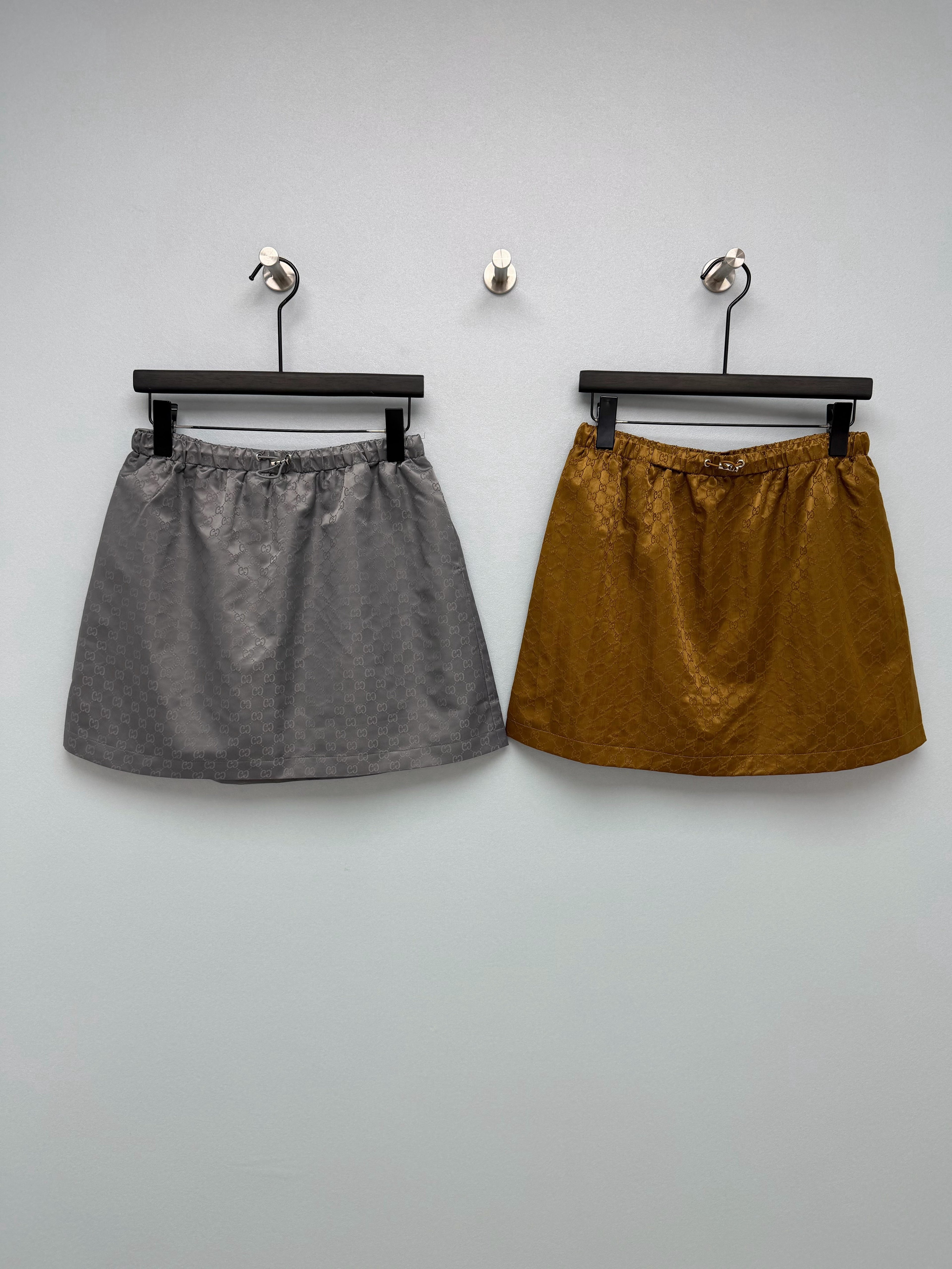 Gucci/New Dark Jacquard A-Line Mini Skirt