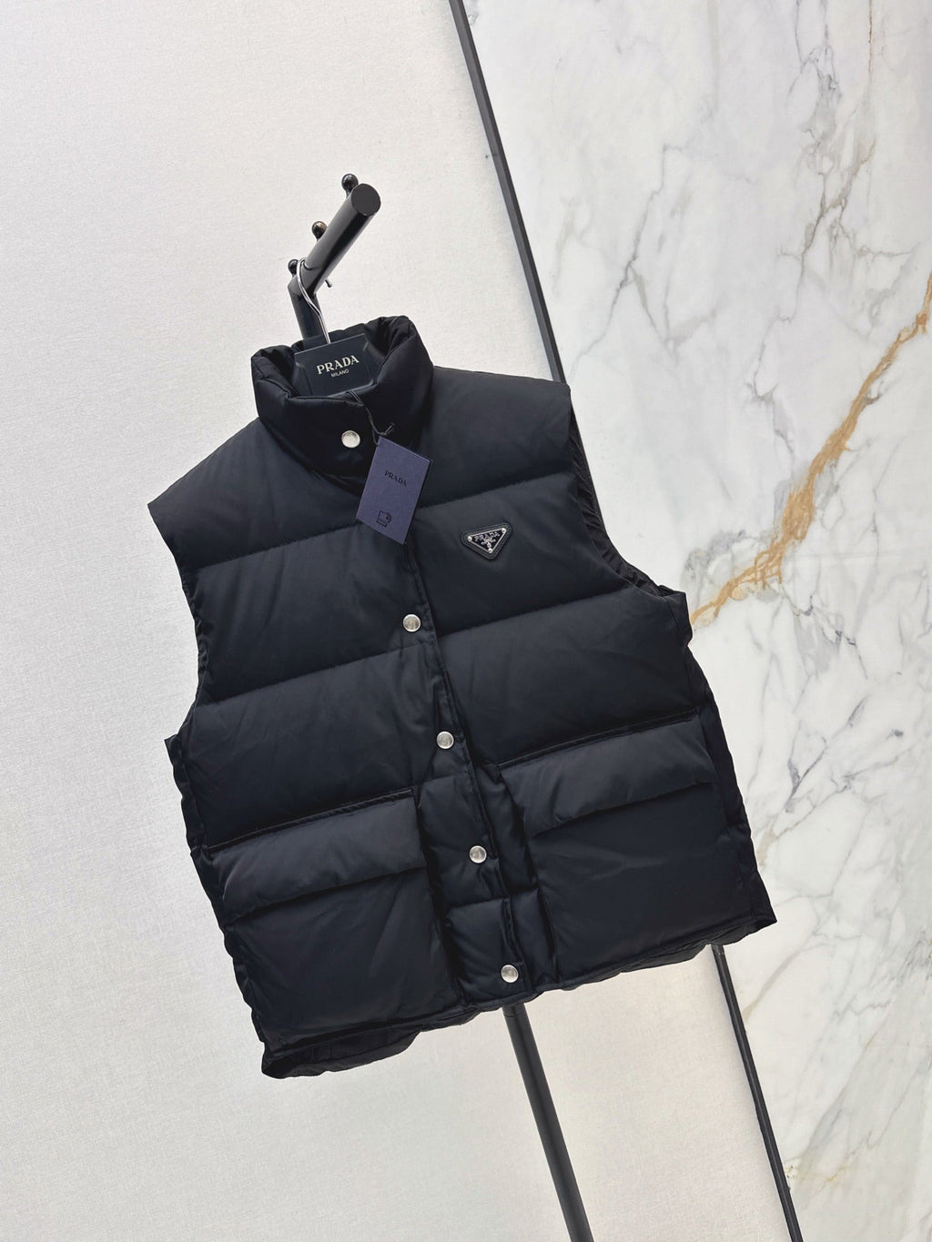 Prada / Latest Fall-Winter Stand Collar Down Vest
