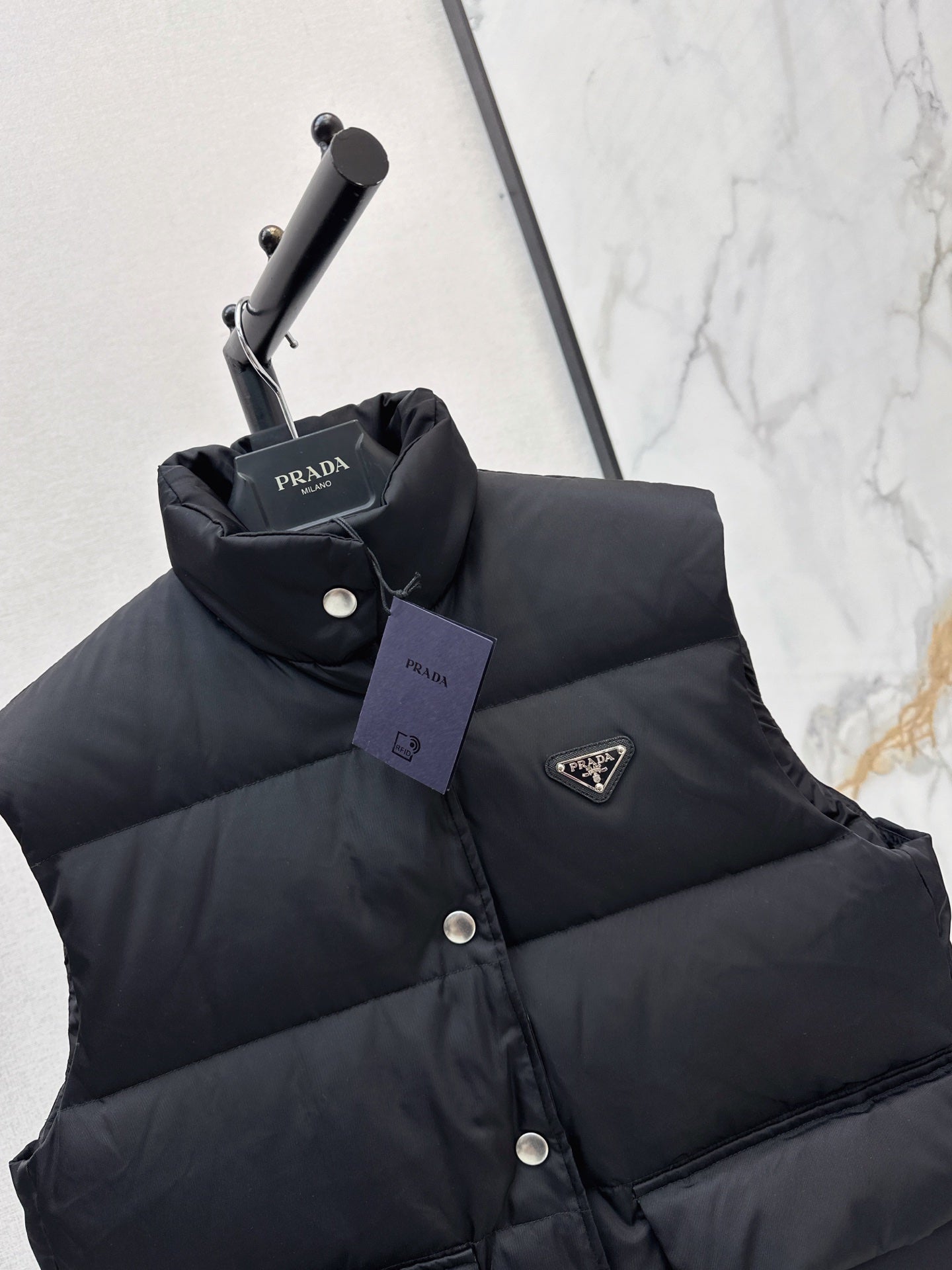 Prada / Latest Fall-Winter Stand Collar Down Vest
