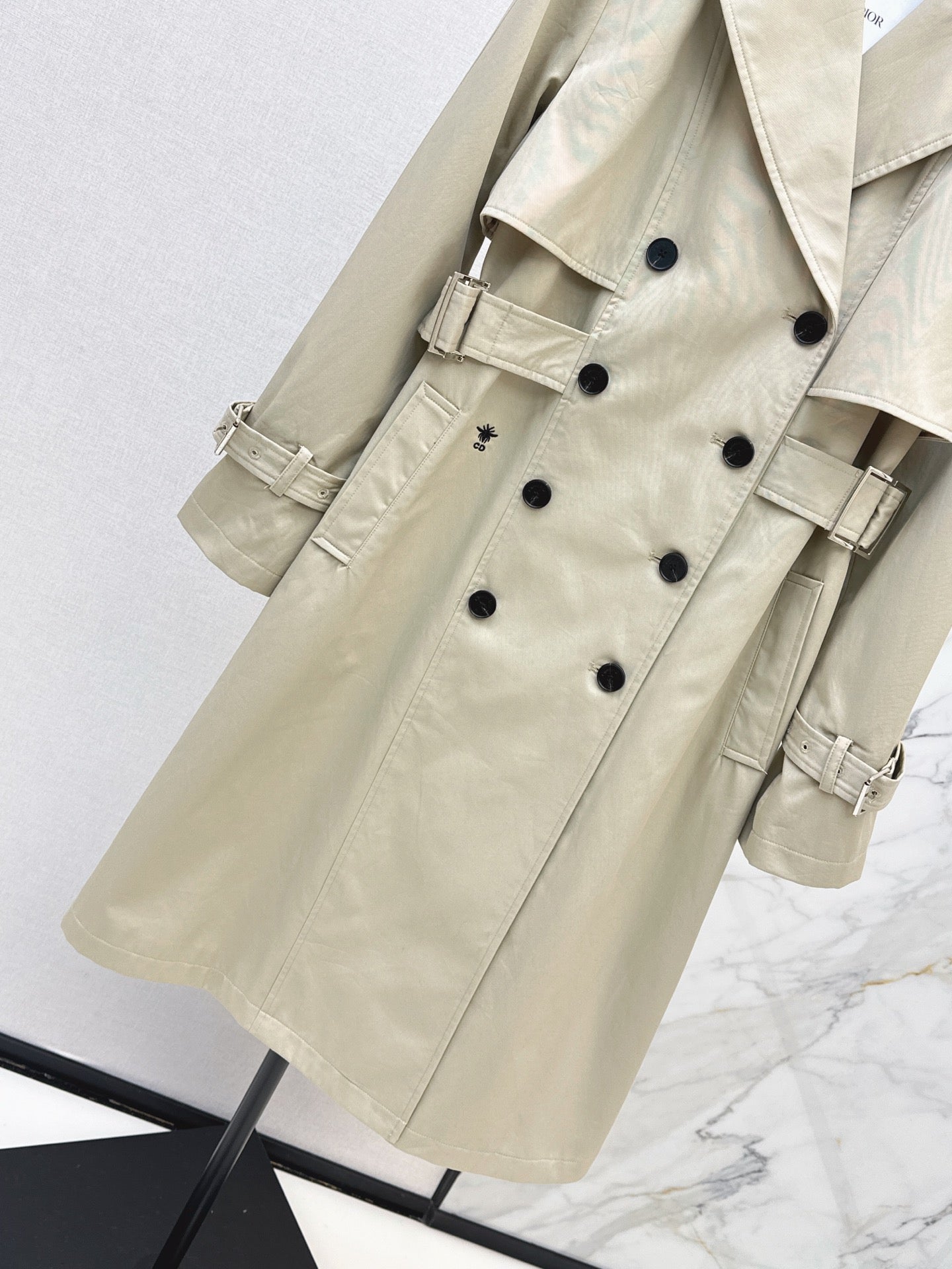Dior/Early Autumn Latest Khaki Long Trench Coat