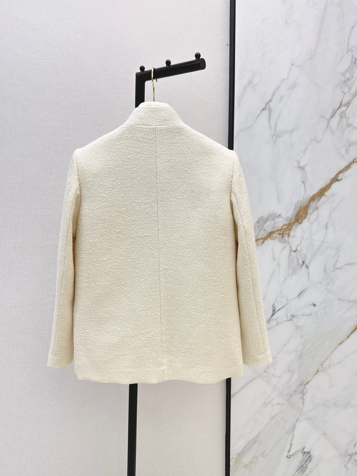 Loro Piana / New Elegant Stand-Collar Wool Blend Coat