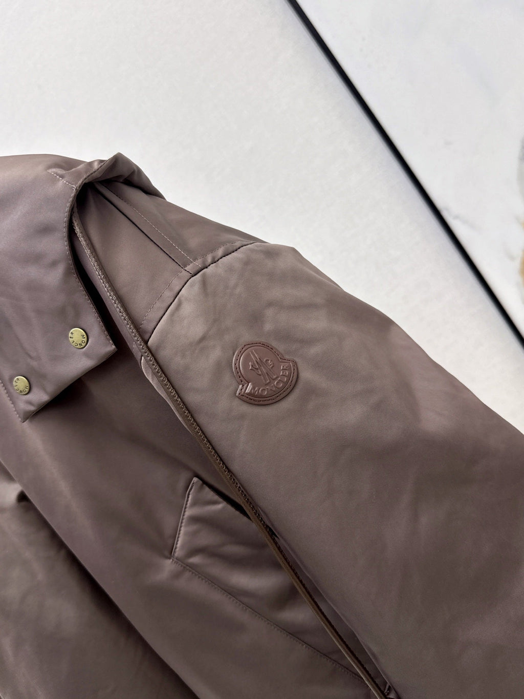 Prada/26 Latest Gray-Coffee Goose Down Short Jacket
