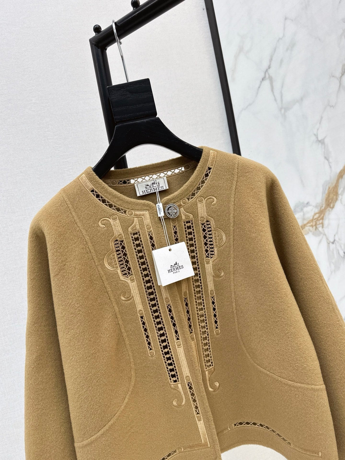 Hermès / 26 Fall-Winter Latest Double-Faced Wool Coat