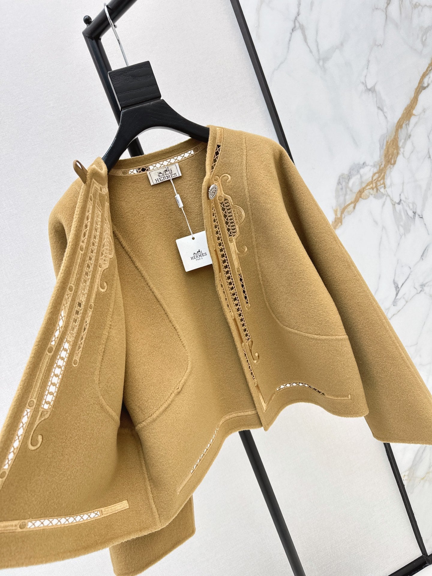 Hermès / 26 Fall-Winter Latest Double-Faced Wool Coat