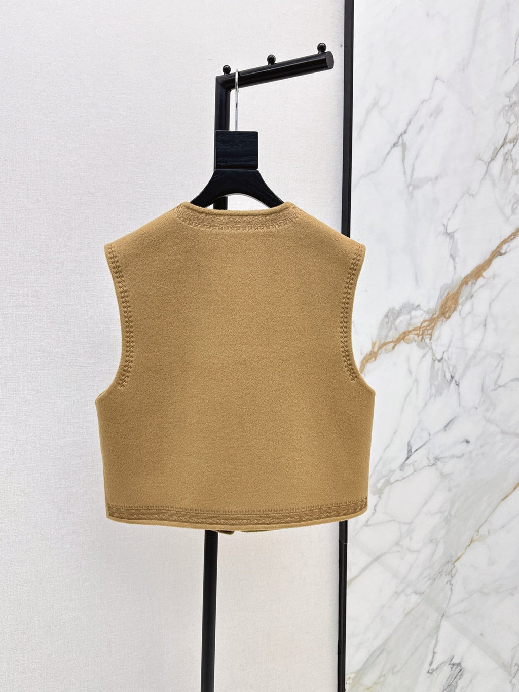 Hermès / 26 Fall-Winter Latest Double-Sided Wool Vest
