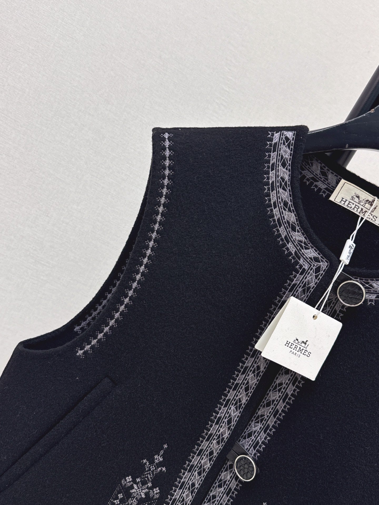 Hermès / 26 Fall-Winter Latest Double-Sided Wool Vest