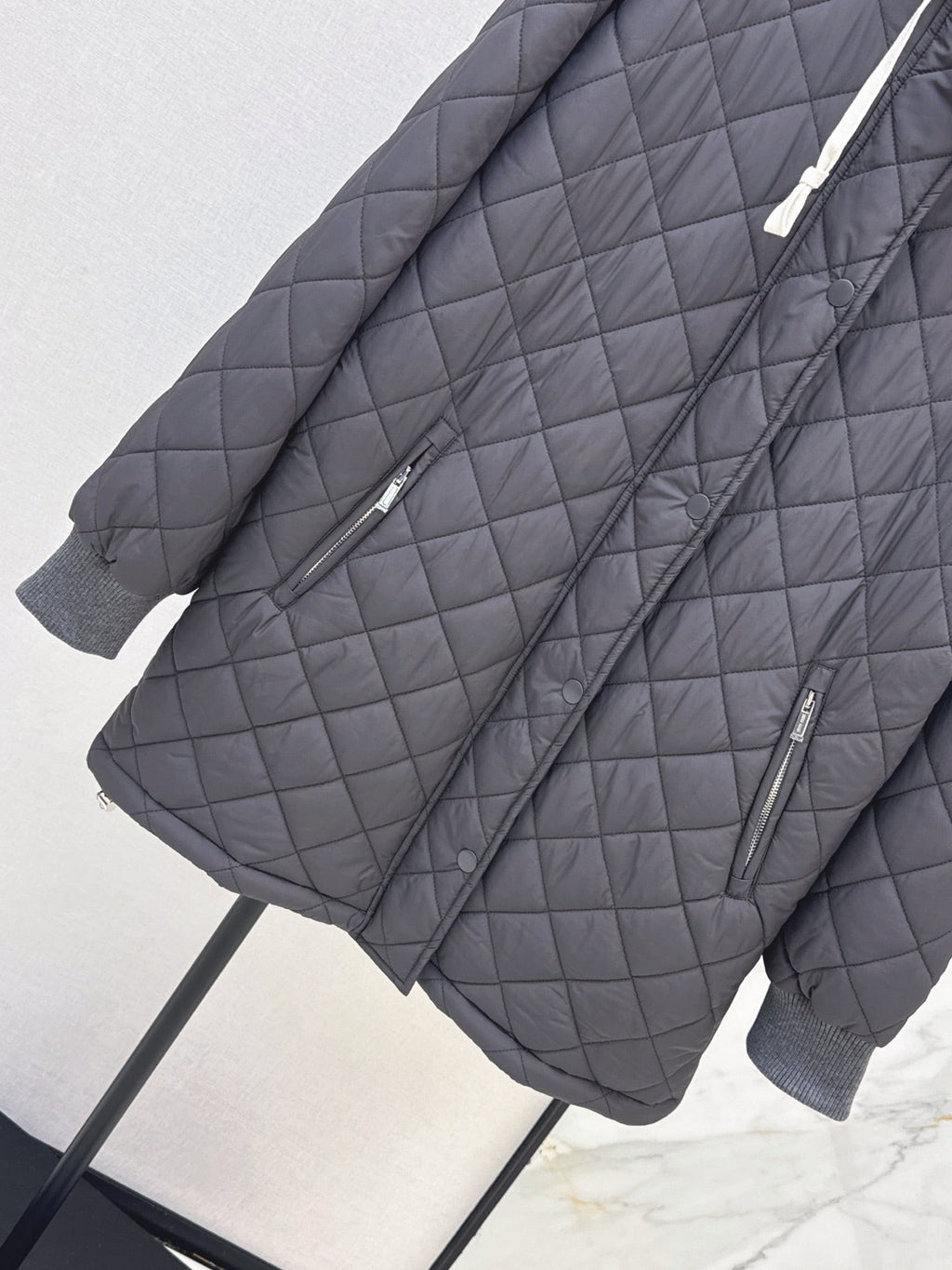 MiuMiu/26 Latest Hooded Mid-Length Oversized Cotton Jacket