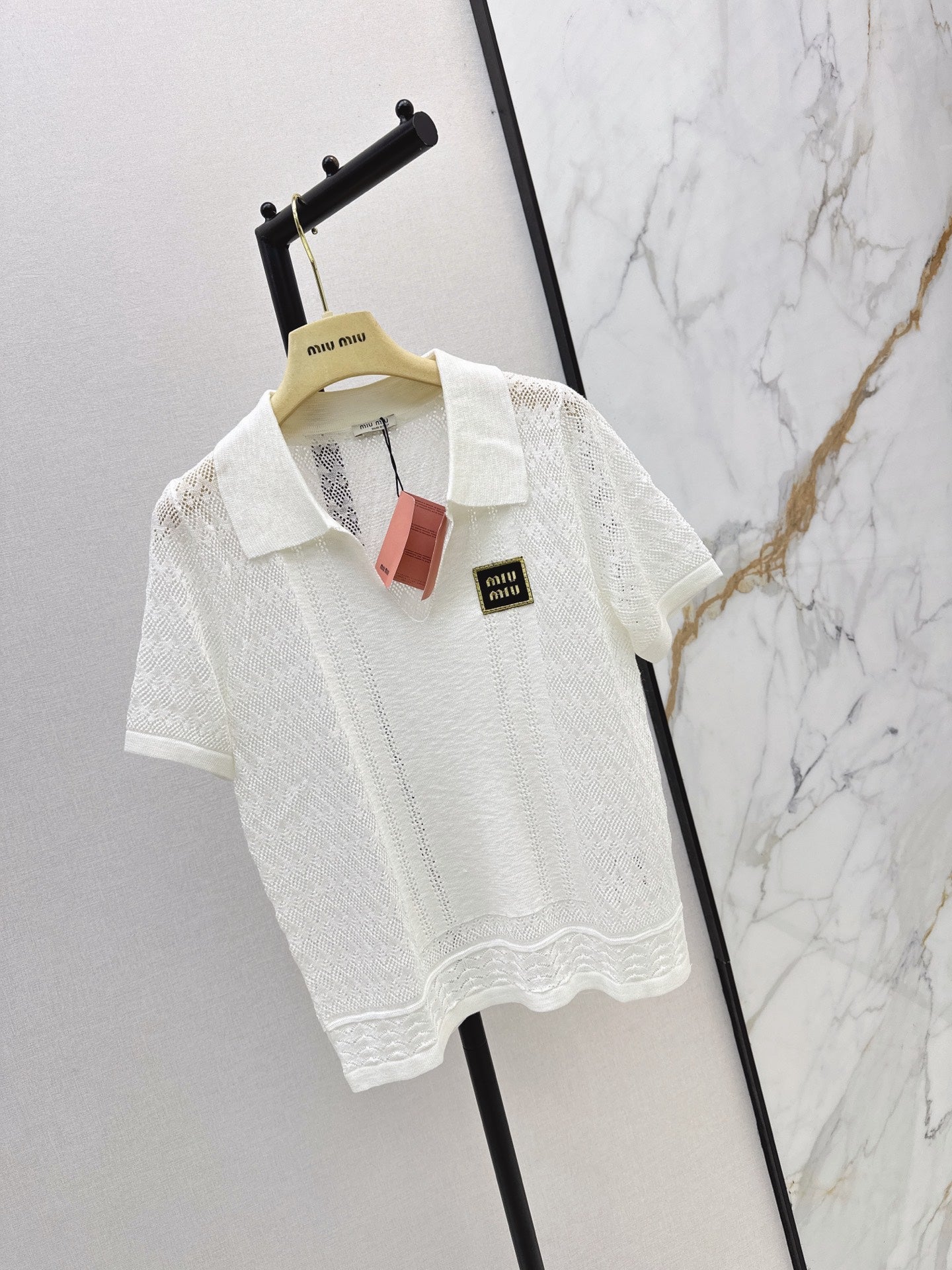 MiuMiu/26 Early Autumn Latest Knit Short Sleeve