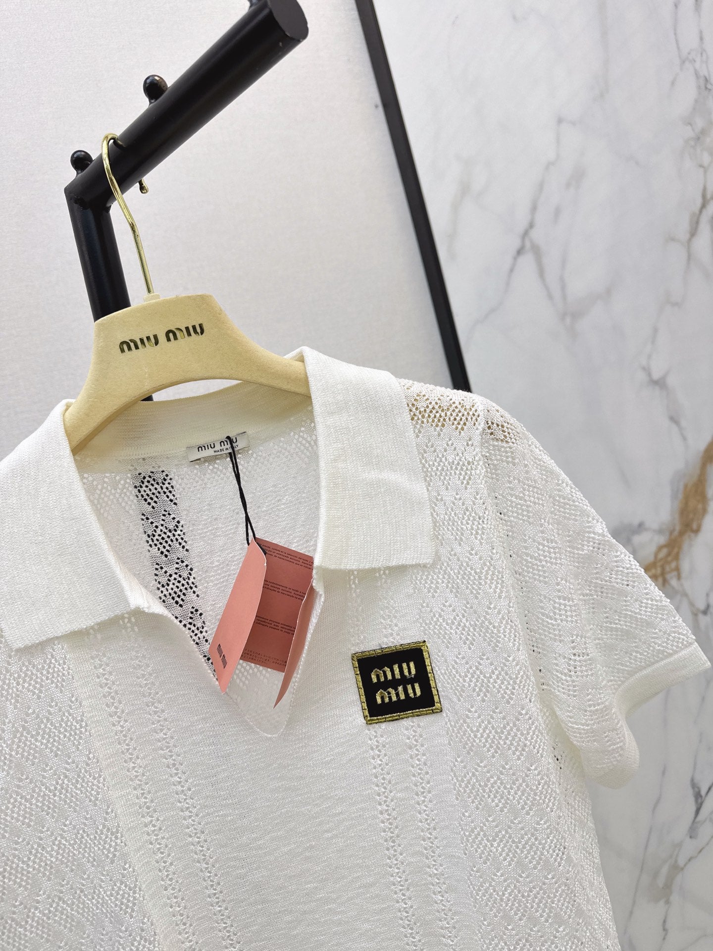 MiuMiu/26 Early Autumn Latest Knit Short Sleeve