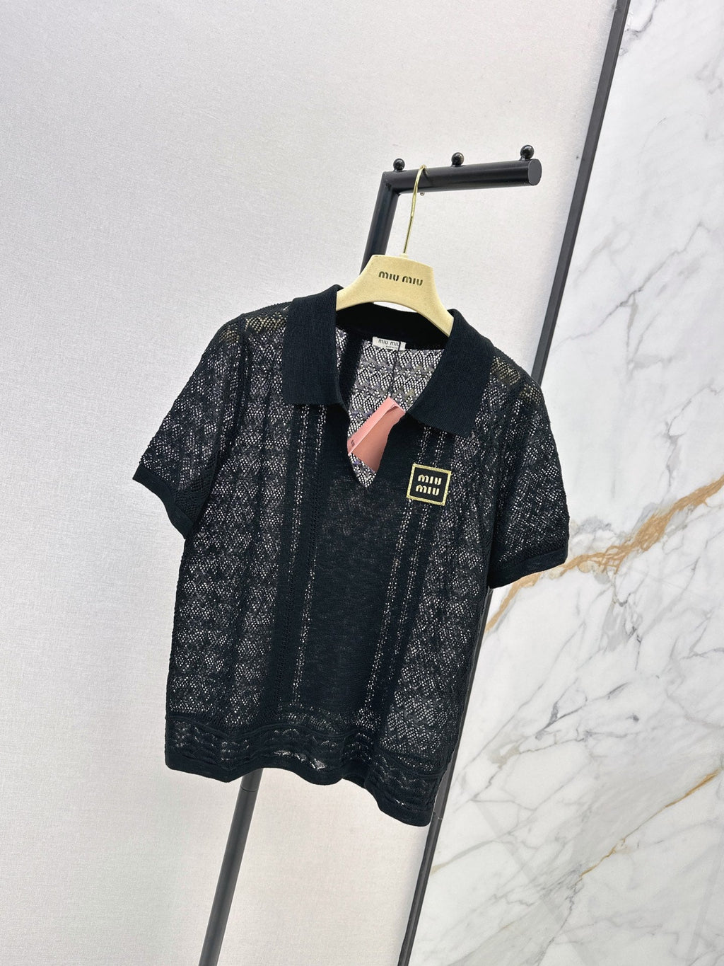 MiuMiu/26 Early Autumn Latest Knit Short Sleeve