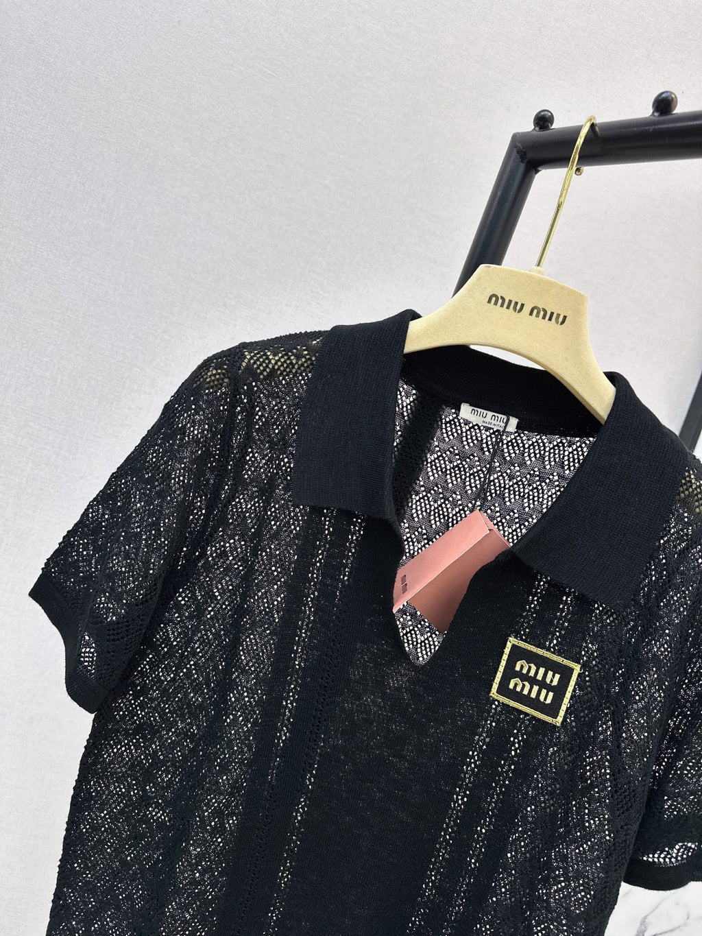 MiuMiu/26 Early Autumn Latest Knit Short Sleeve