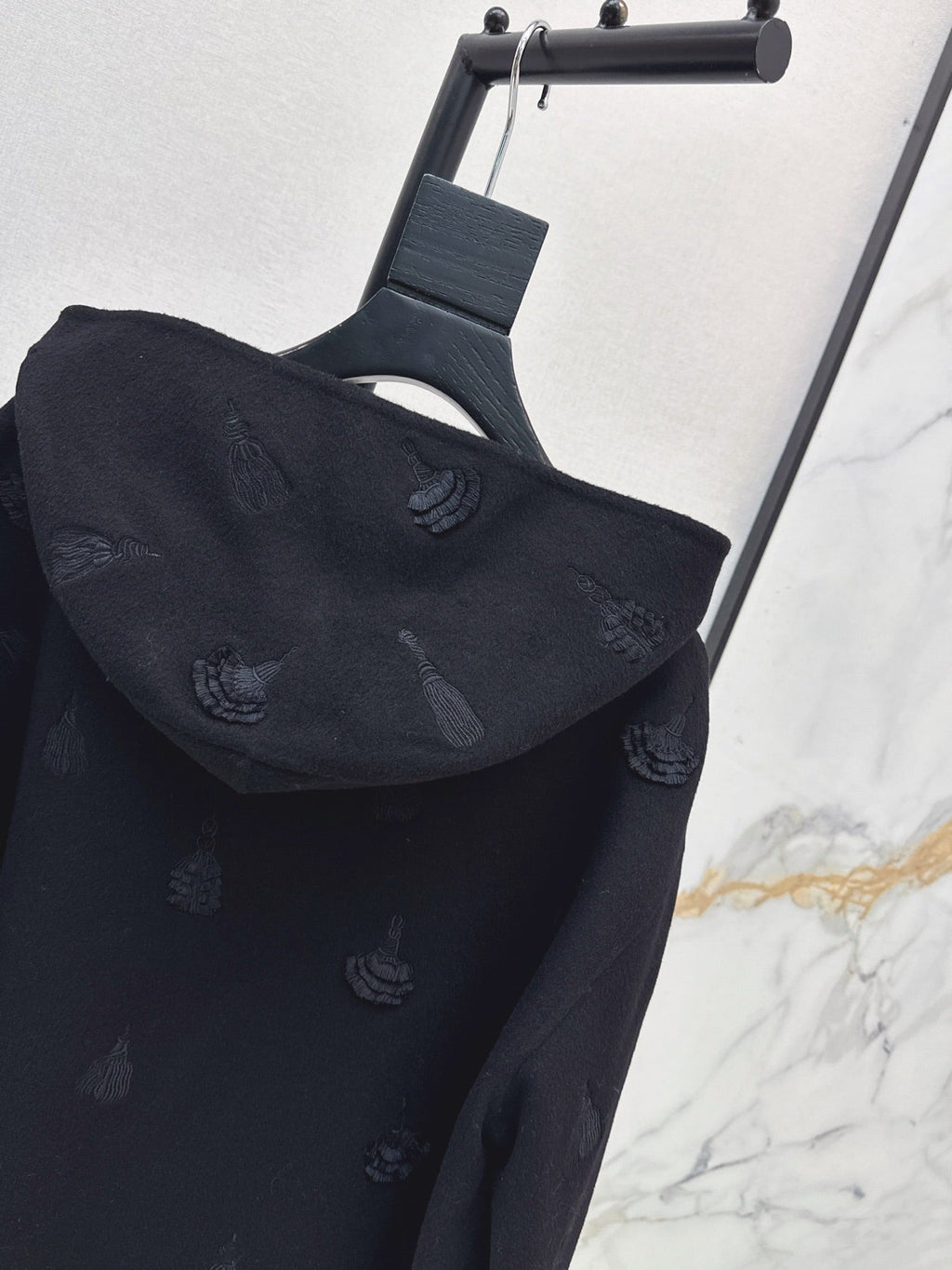 Hermès / 26 Fall/Winter Latest Hooded Double-Sided Wool Coat