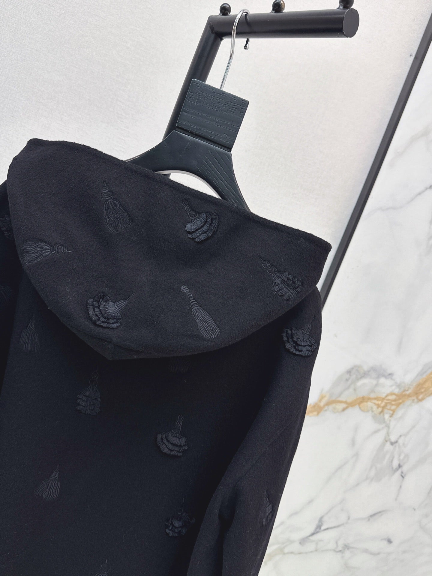 Hermès / 26 Fall/Winter Latest Hooded Double-Sided Wool Coat