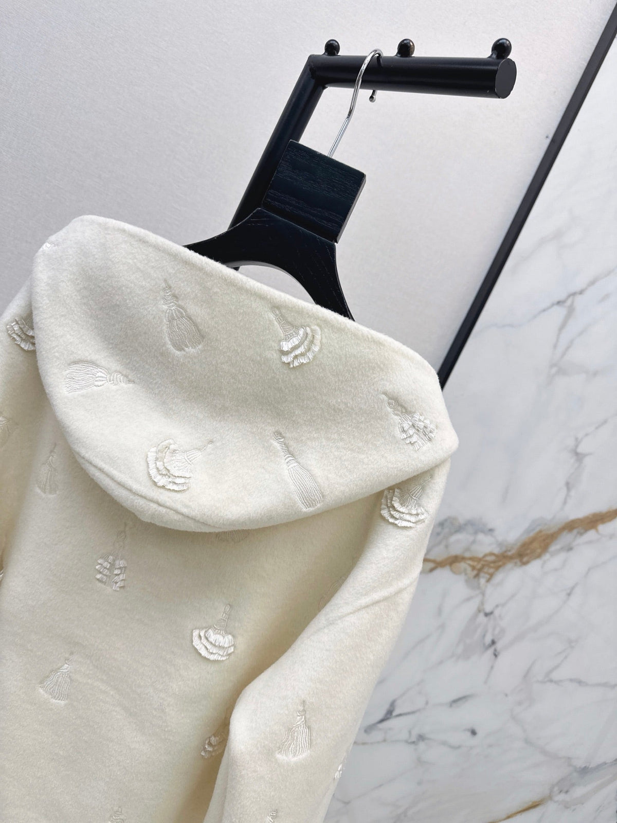 Hermès / 26 Fall/Winter Latest Hooded Double-Sided Wool Coat
