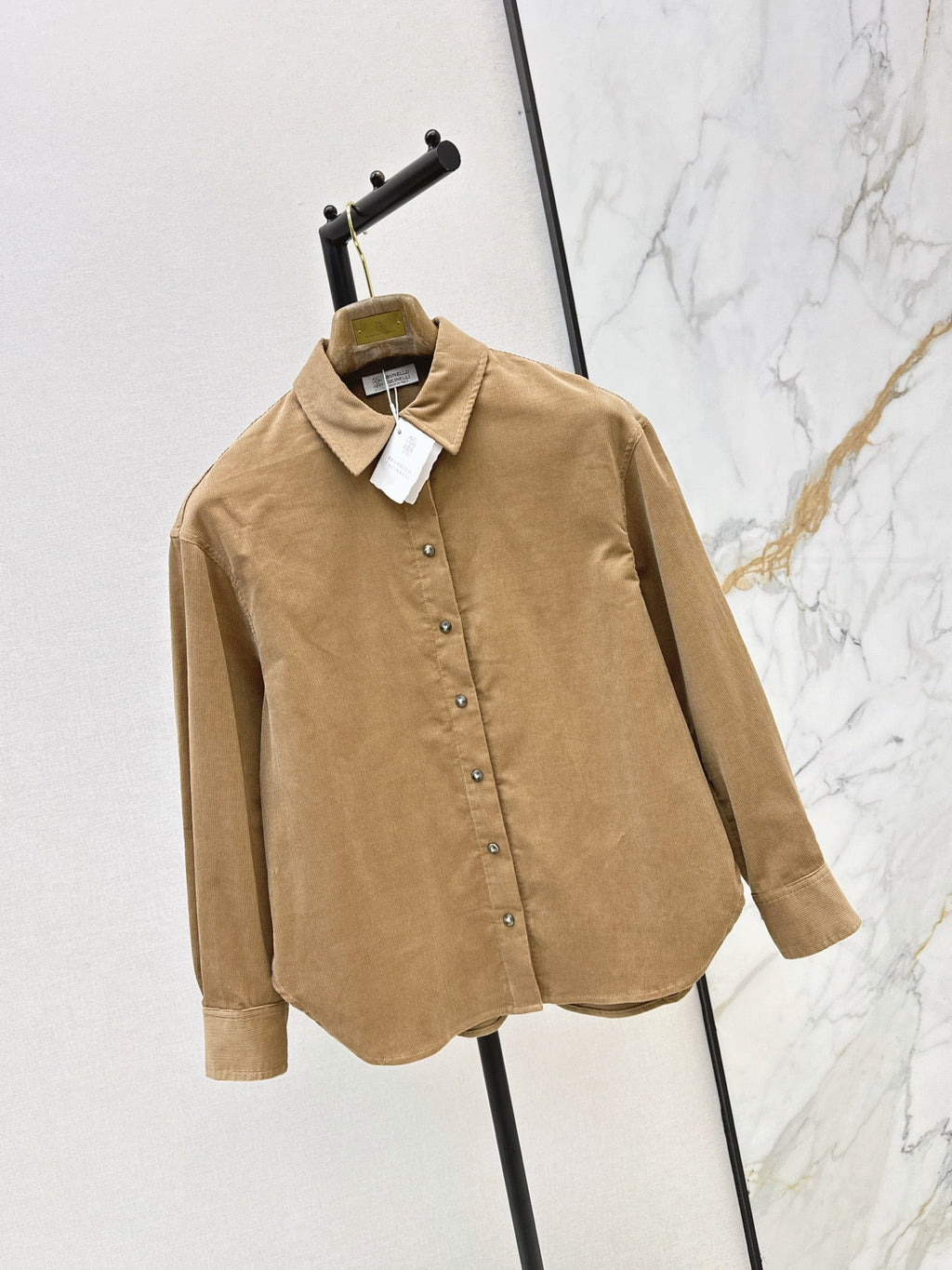 Brunello Cucinelli/26Latest Autumn/Winter Corduroy Shirt
