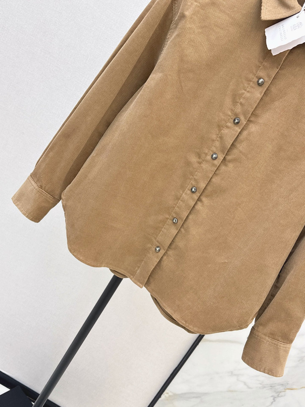 Brunello Cucinelli/26Latest Autumn/Winter Corduroy Shirt