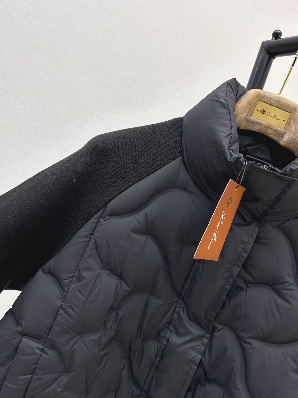 LORO PIANA/26Latest Autumn/Winter Knit-Panel Down Jacket