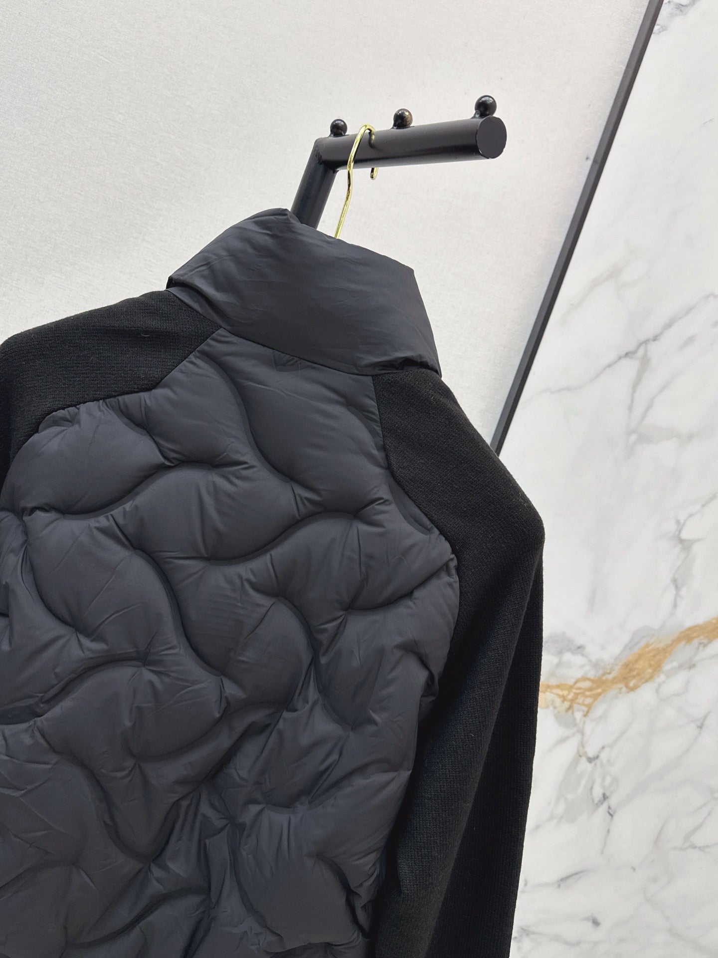 LORO PIANA/26Latest Autumn/Winter Knit-Panel Down Jacket